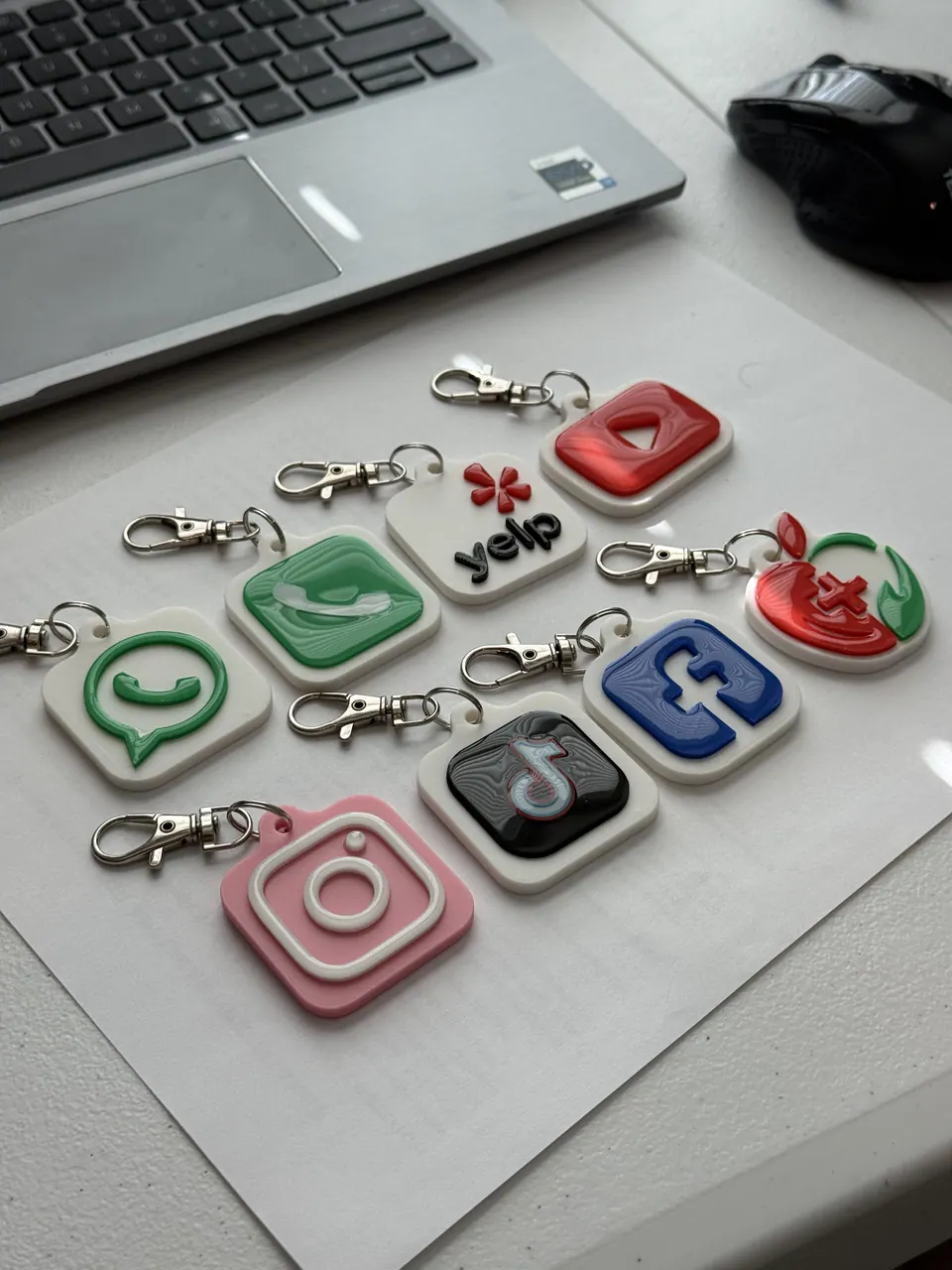 Giode3D NFC keychain